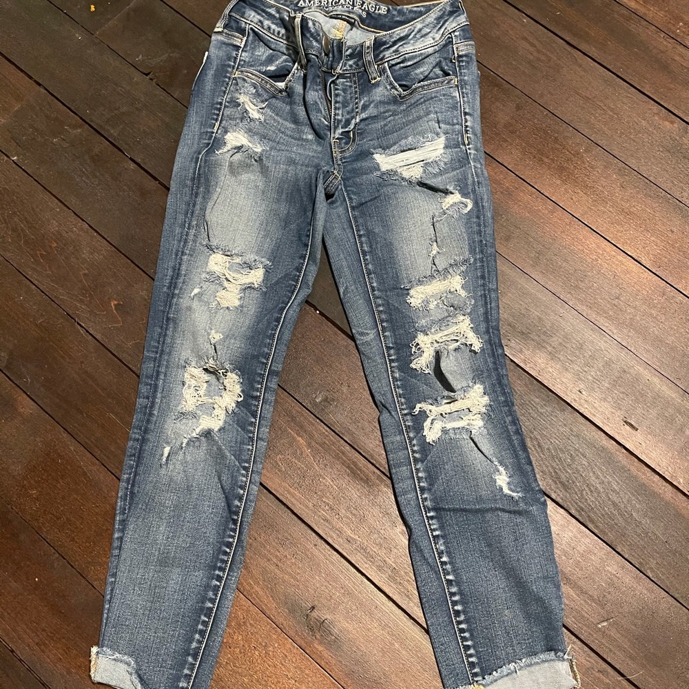 Cropped jeans